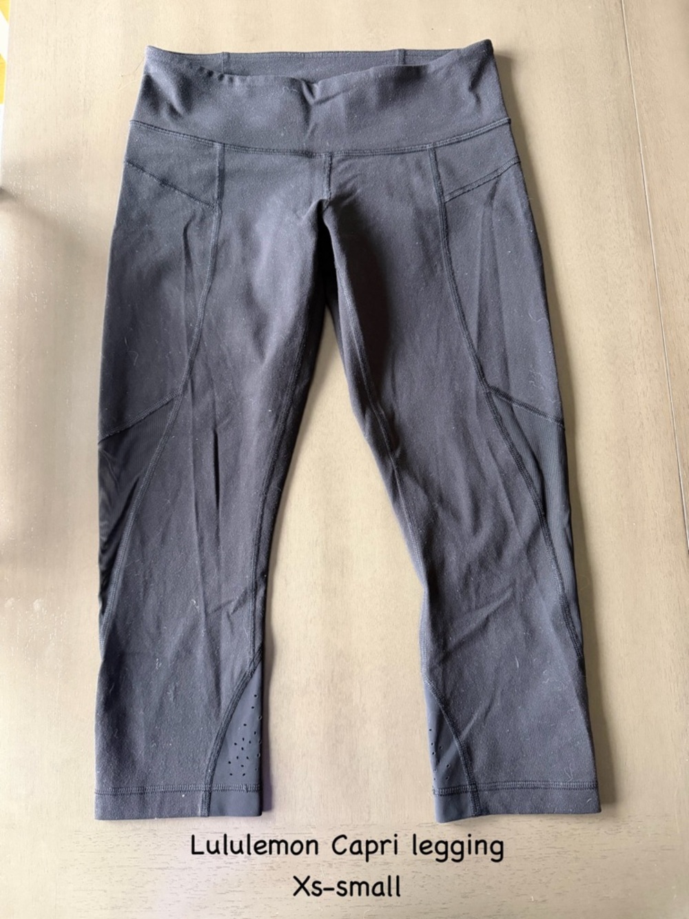 Lululemon Black Capri Leggings